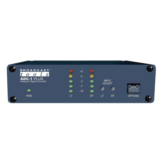 Broadcast Tools ADC-1 Plus Stereo Analog to AES Digital Converter