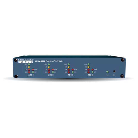 Broadcast Tools AES Audio Sentinel 4 » Web Web-based AES Silence Detector