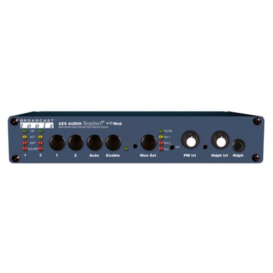 Broadcast Tools AES Audio Sentinel + Web Web-Based AES/EBU Silence Detector