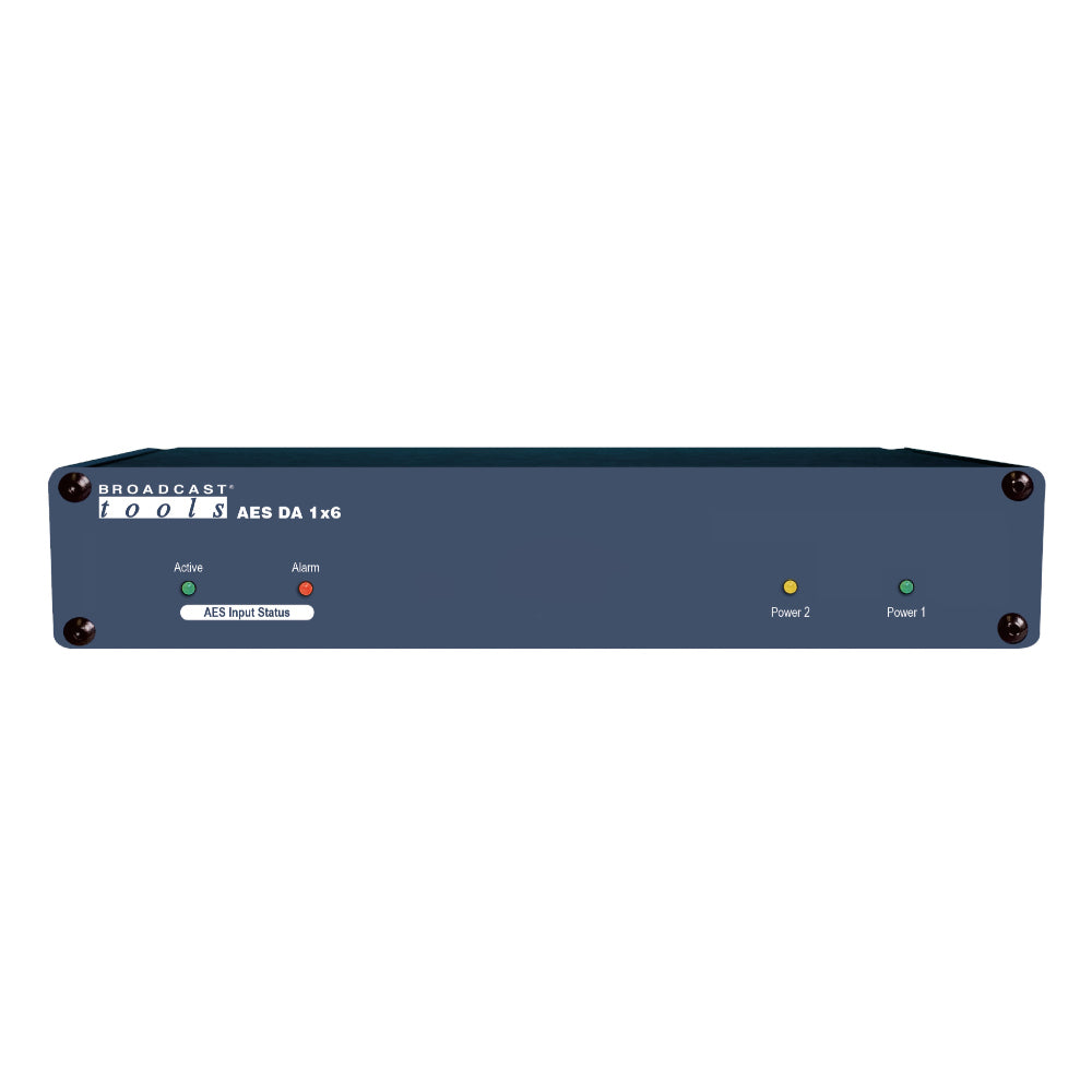 Broadcast Tools AES DA 1x6 XLR AES Distribution Amplifier