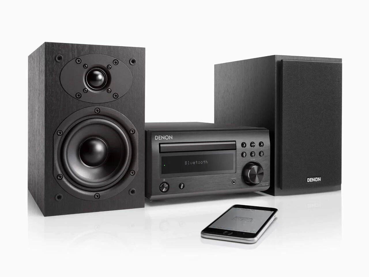 Denon Consumer DM-41SBK 30W x 2 AM/FM/CD Player Micro Hi-Fi System