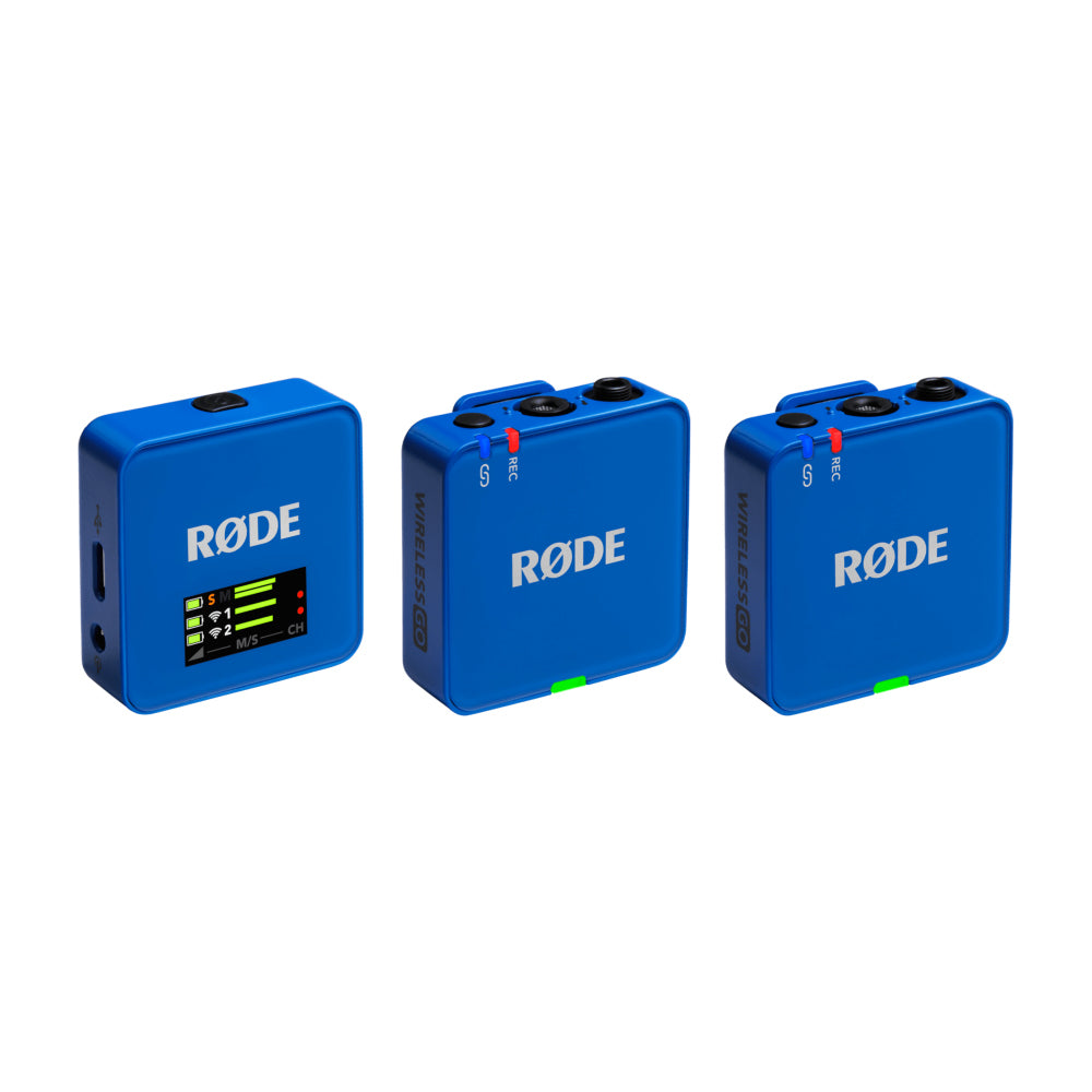 Rode Wireless GO (Gen 3) Compact Wireless Microphone System (Cobalt)