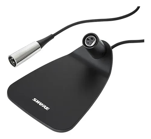 Shure CVD-B Desktop Base, supports 12" and 18" Gooseneck Microphones, Black