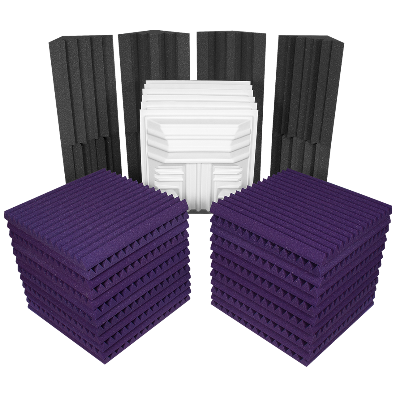 Auralex ROOMDLXPLUSPUR Deluxe Plus Roominator Kit (Purple) - 305broadcast