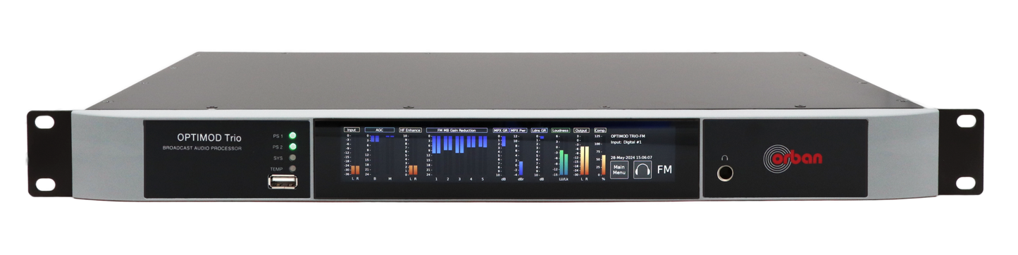 Orban Trío OPTIMOD - 305broadcast