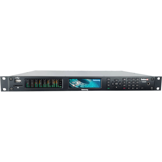 Tieline GATEWAY-8D TLR6200-8D 8 CH DSP-based 1RU IP codec with Dante - 305broadcast