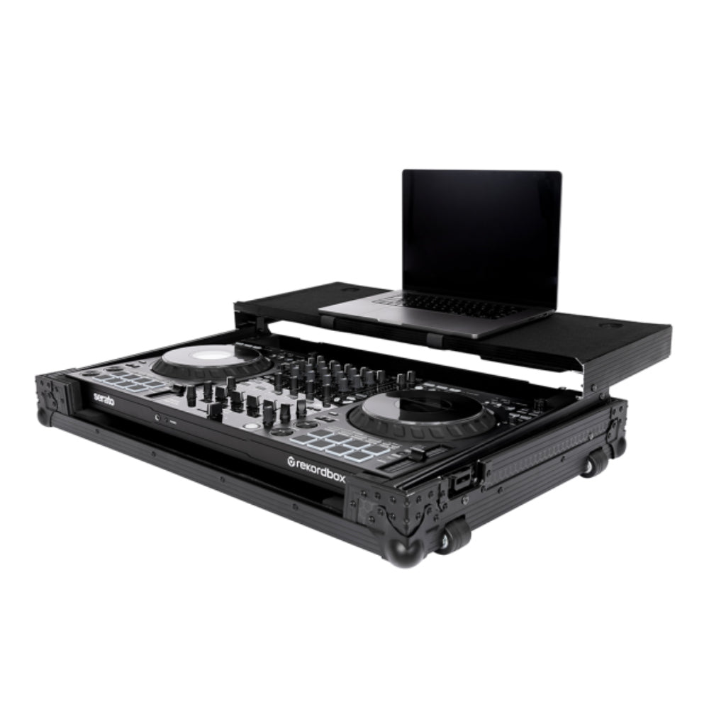 Headliner HL10013 Pitch Black Flight Case for DDJ-FLX10 w/ Laptop Platform & Wheels - (B-Stock)
