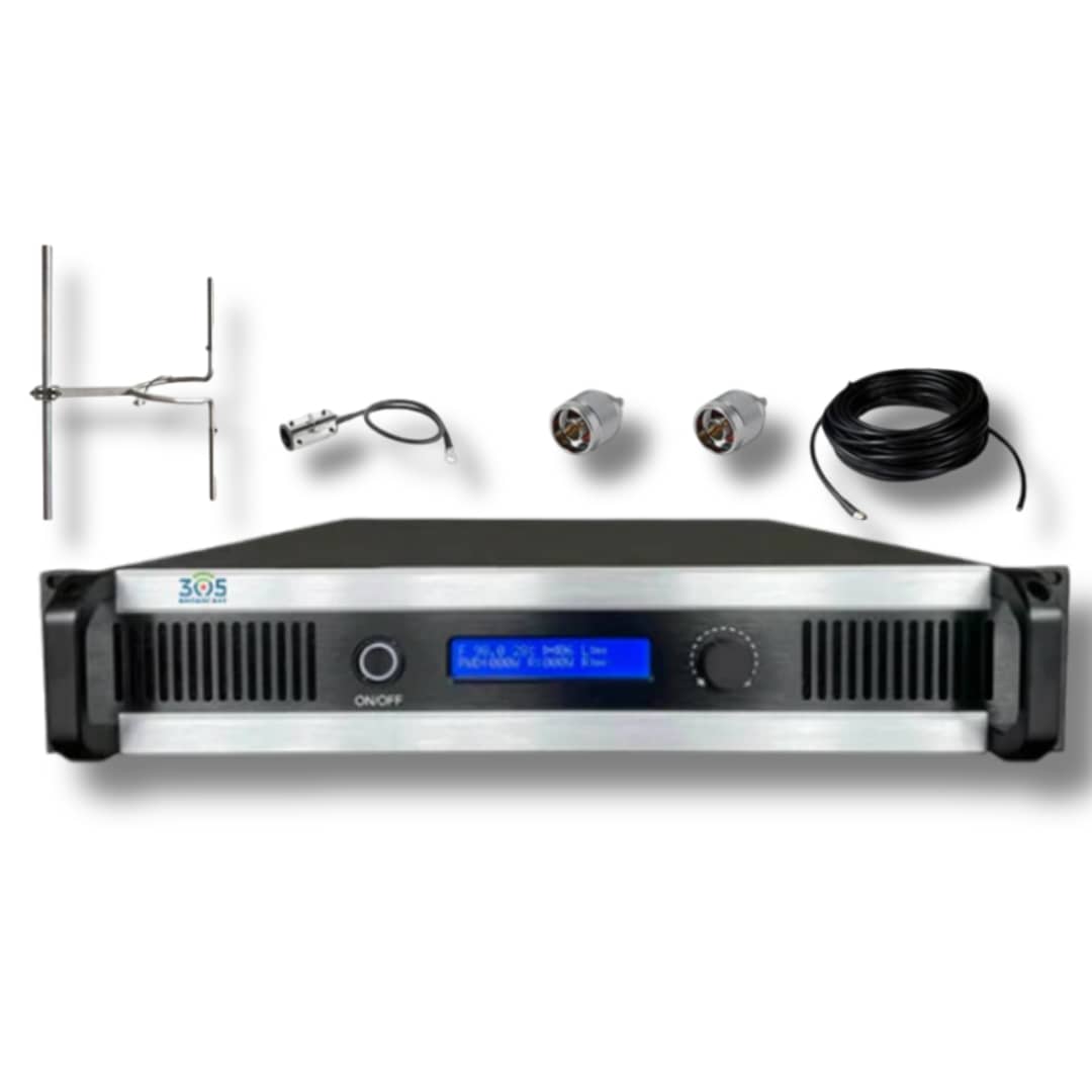 500W FM Broadcasting Equipment Package - 305broadcast
