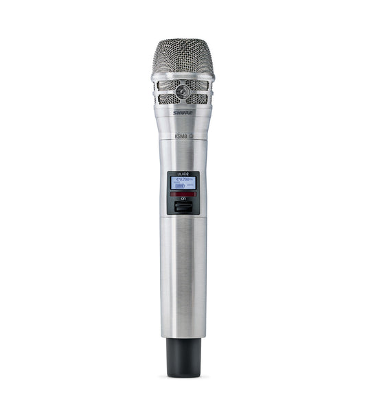 Shure ULXD2/K8N=-J50A Nickel ULX-D HH Transmitter with KSM8 capsule