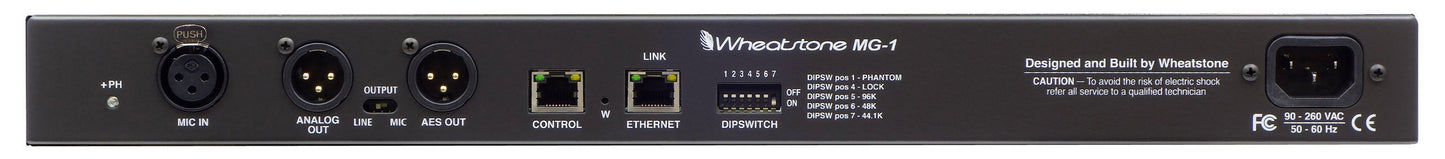 Wheatstone MG-1 Voice Processor - 305broadcast