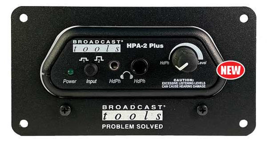 Broadcast Tools MP-S XLR – Mounting Plate with XLR Jack Opening - 305broadcast
