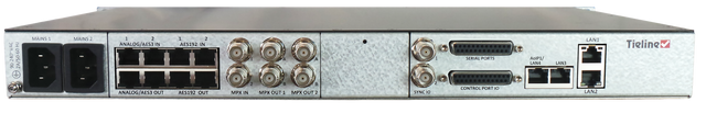TIELINE MPX II Dual Stereo Analog/AES192 MPX Composite IP Codec with an Additional two Stereo Analog/AES3 - 305broadcast