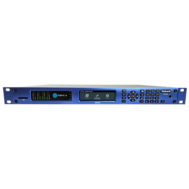 TIELINE MPX II Dual Stereo Analog/AES192 MPX Composite IP Codec with an Additional two Stereo Analog/AES3 - 305broadcast