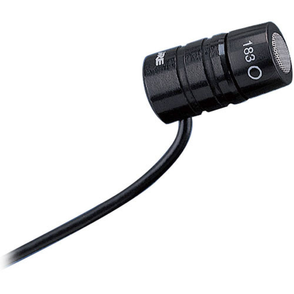 Shure MX183 Omnidirectional Condenser Lavalier Microphone with 4