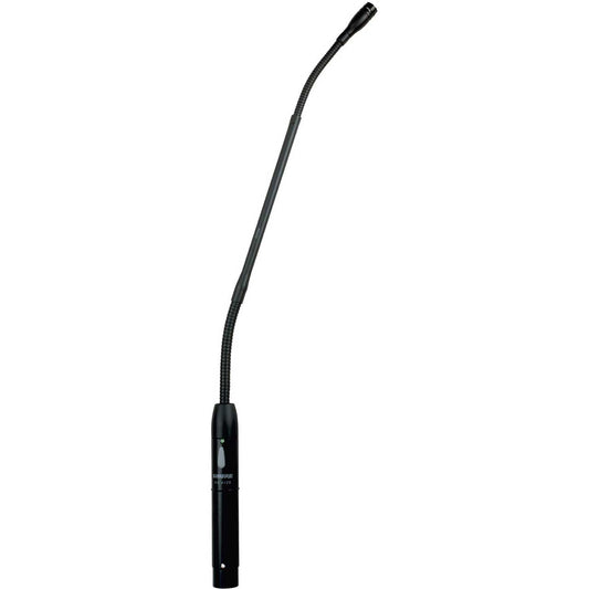 Shure MX418SE/S Supercardioid-18" Gooseneck Condenser Microphone, Shock Mount, Flange Mount, 10 Side-Exit (or Bottom-Exit) Cabl