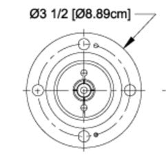 Myat 201-001 20' 1 5/8" Rigid Line, Flanged - 305broadcast