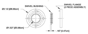Myat 201-009 Swivel Flange, 1 5/8" EIA, Solder Or Weld - 305broadcast