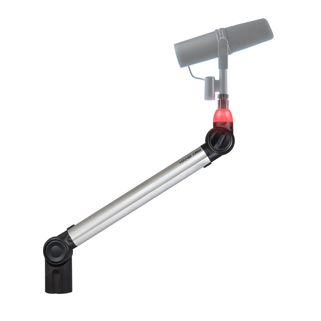 BIQUAD MICROPHONE NANO ARM (with or without ON AIR LIGHT) Two color (BLACK AND GREY) Three different sizes - 305broadcast