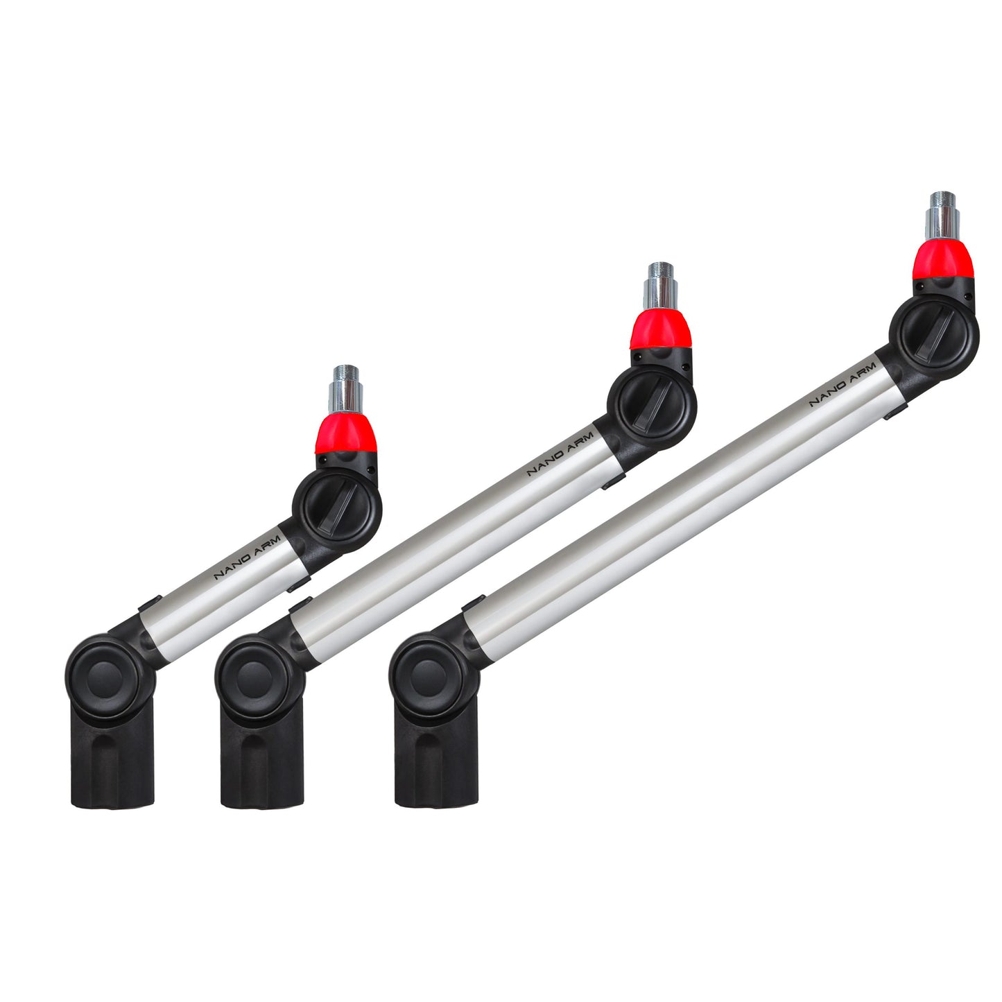 BIQUAD MICROPHONE NANO ARM (with or without ON AIR LIGHT) Two color (BLACK AND GREY) Three different sizes - 305broadcast