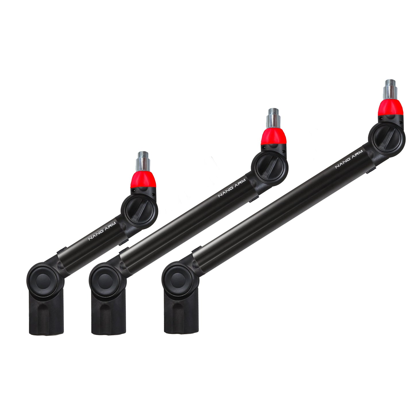 BIQUAD MICROPHONE NANO ARM (with or without ON AIR LIGHT) Two color (BLACK AND GREY) Three different sizes - 305broadcast