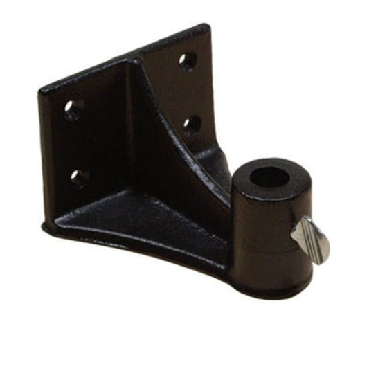 O.C. White 11426-13-B Permanent Wall Mount Base Assembly for All Ultima Gen2 Low Profile Mic Arms - Carbon Black
