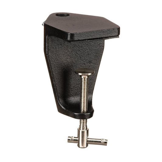 O.C. White 11440-13-B Cast Iron Table Edge Clamp Assembly for All Ultima Gen2 Ultra Low Profile Mic Arms (13mm hole) - Carbon Black