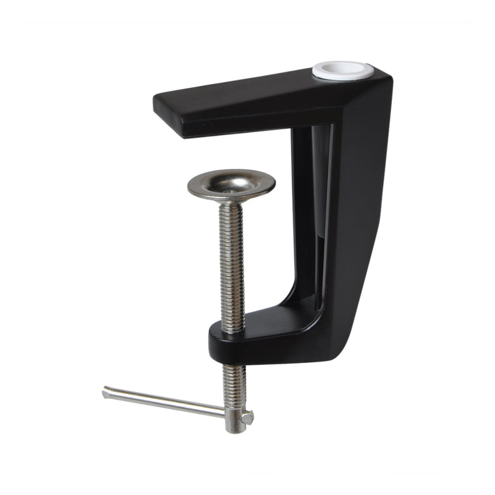 O.C. White 11460-B Light Duty Table Clamp (1/2" hole) - Carbon Black
