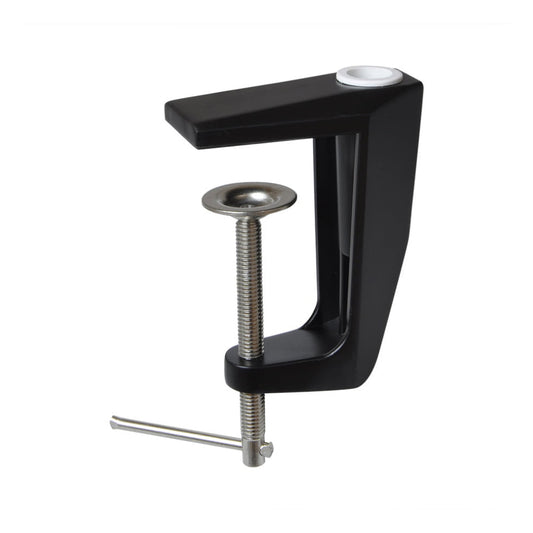 O.C. White 11460-B Light Duty Table Clamp (1/2" hole) - Carbon Black