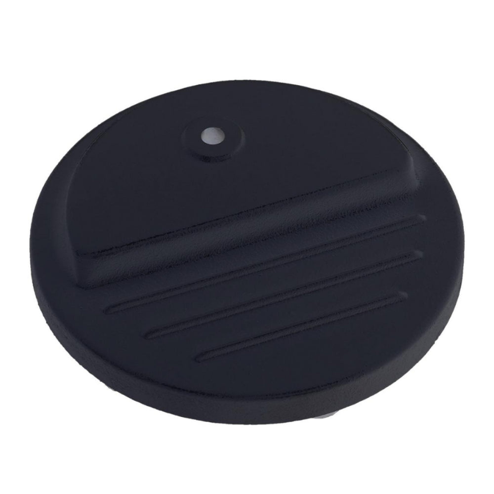O.C. White 11465-B Lightweight Portable Weighted Base (1/2" hole) - Carbon Black