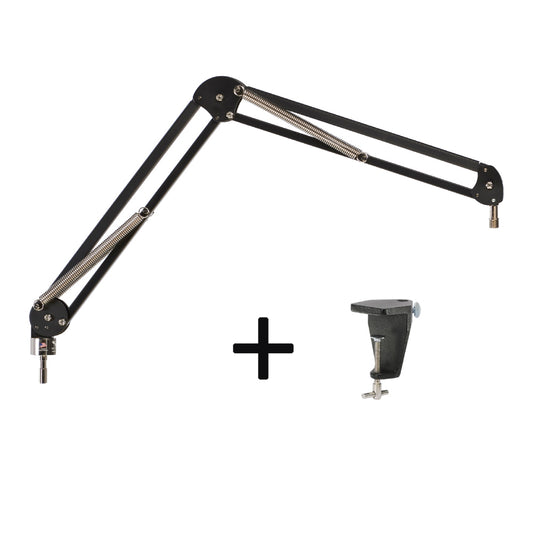 O.C. White 14295-C-B ProBoom Elite Standard Mic Arm with Heavy Duty Table Edge Clamp