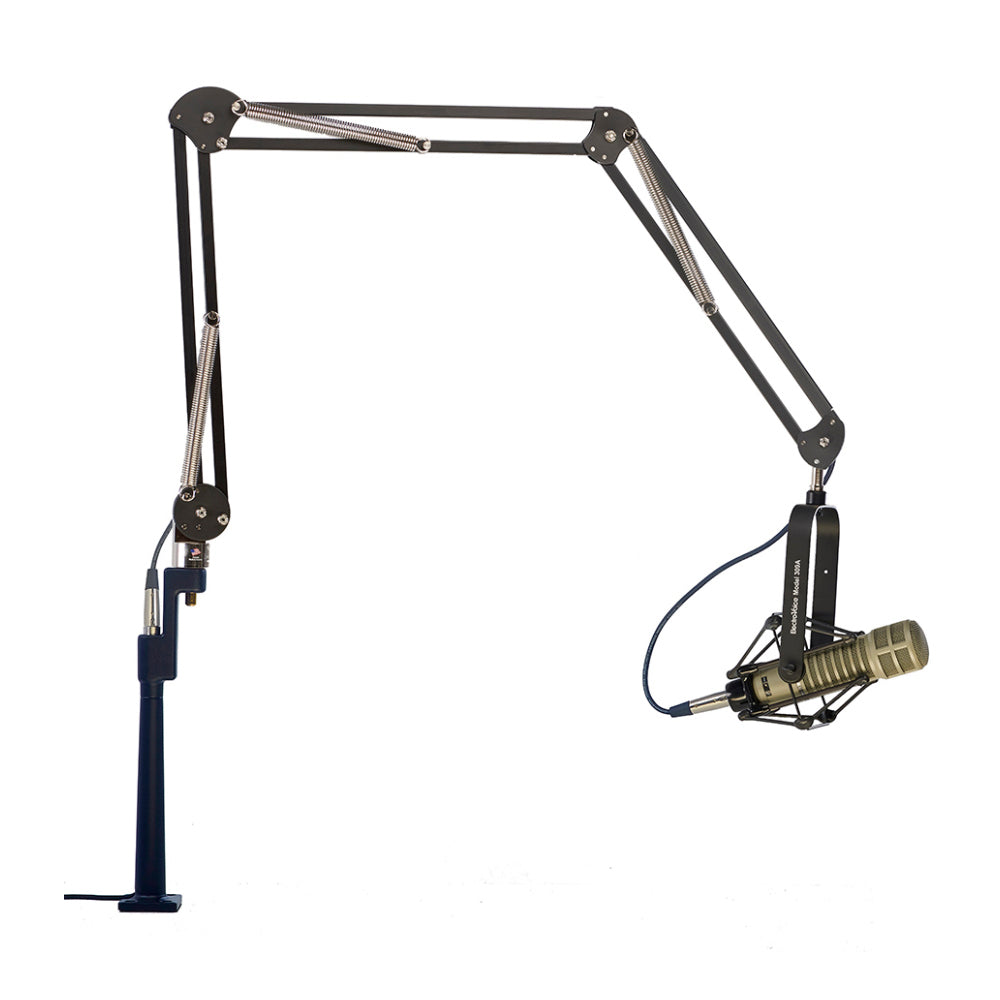 O.C. White 62900-B ProBoom Elite 3-Arm Extended Microphone Arm with 15" Integrated XLR Riser