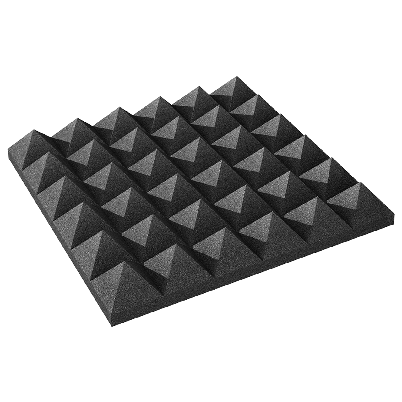 Auralex 2PYR24CHA 2" Studiofoam Pyramid24 Charcoal - 305broadcast