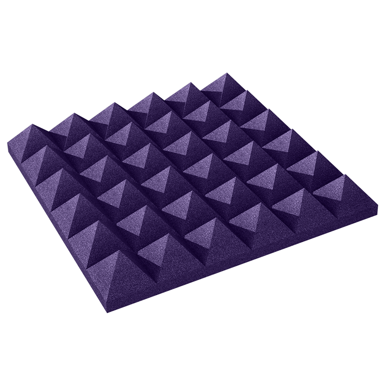 Auralex 2PYR24PUR 2" Studiofoam Pyramid24 Purple - 305broadcast
