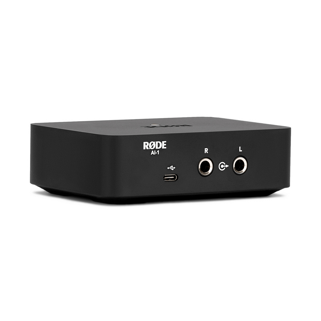 Rode Ai-1 Single-Channel USB-C Audio Interface with 48V Phantom Power and Zero-Latency Monitoring