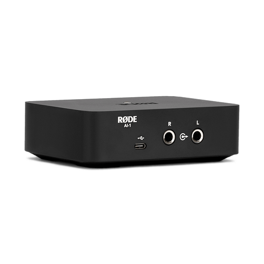 Rode Ai-1 Single-Channel USB-C Audio Interface with 48V Phantom Power and Zero-Latency Monitoring