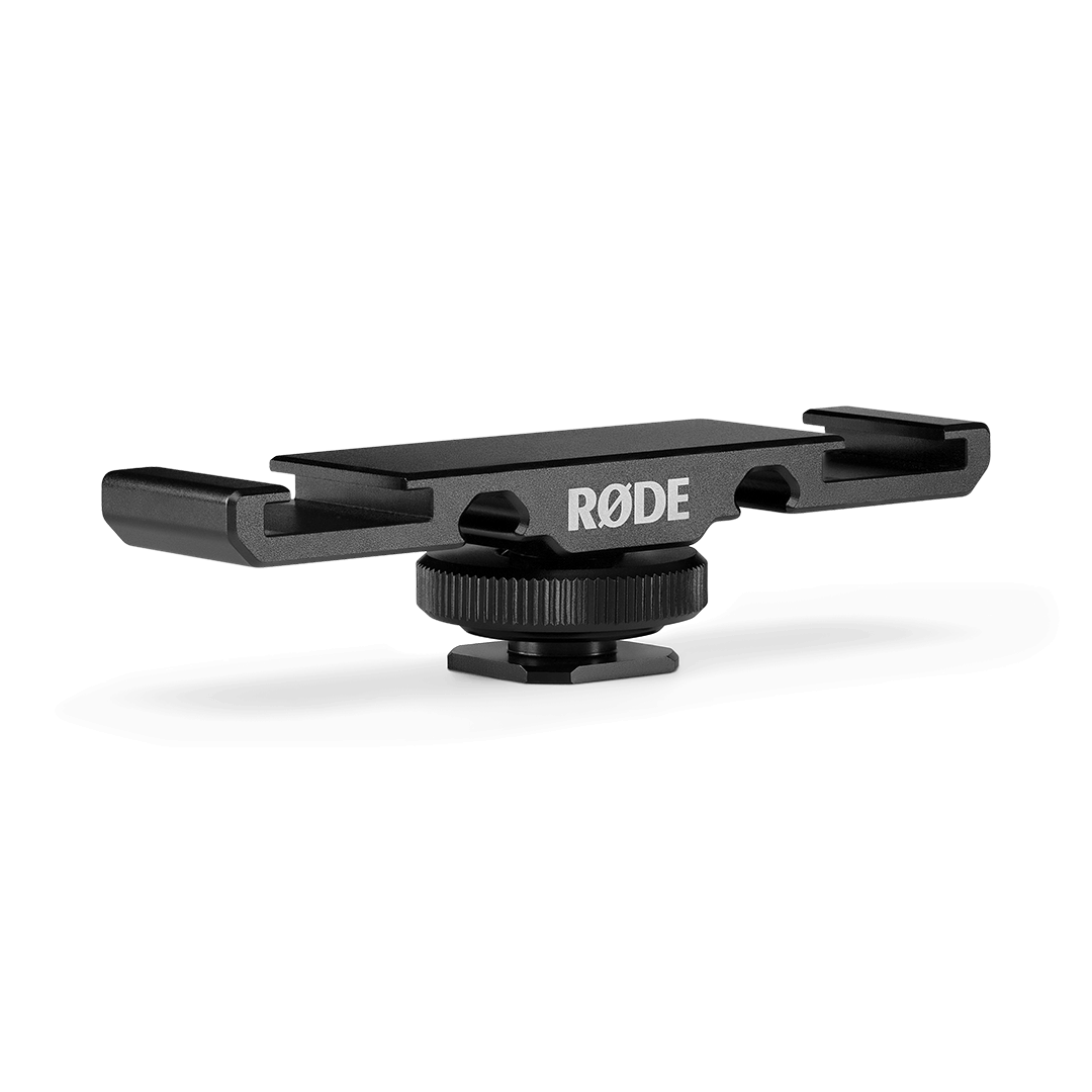 Rode DCS-1 Dual Cold Shoe Mount for On-Camera Microphones and Wireless Receivers