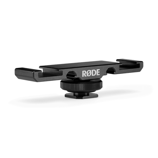 Rode DCS-1 Dual Cold Shoe Mount for On-Camera Microphones and Wireless Receivers
