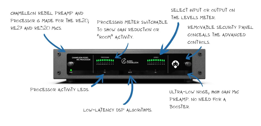REBEL MICROPHONE PROCESSOR - 305broadcast