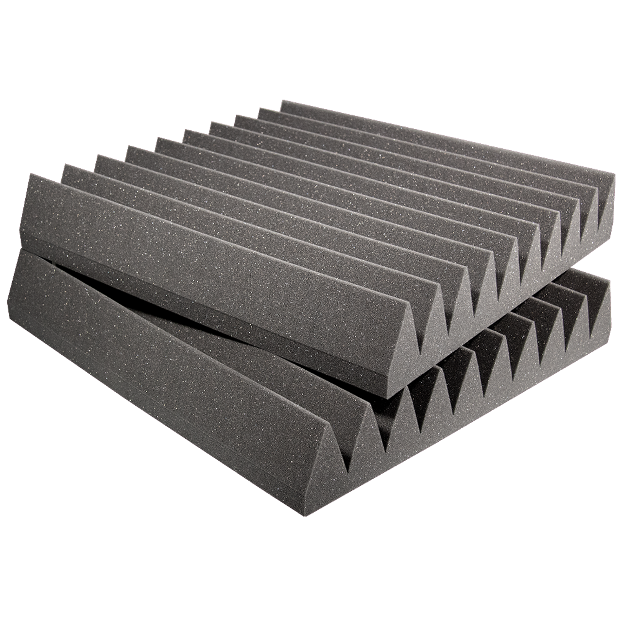 Auralex 1SF24CHA 1" Studiofoam Wedge (Charcoal) - 305broadcast