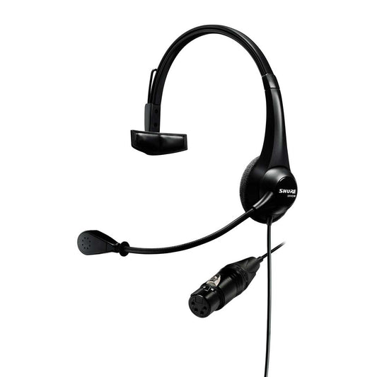 Shure BRH31M-NXLR4F Lightweight Single-Sided Broadcast Headset with Neutrik female 4-Pin XLR Cable