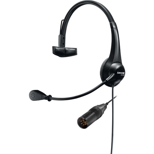 Shure BRH31M-NXLR5M Lightweight Single-Sided Broadcast Headset with Neutrik 5-Pin XLR Cable