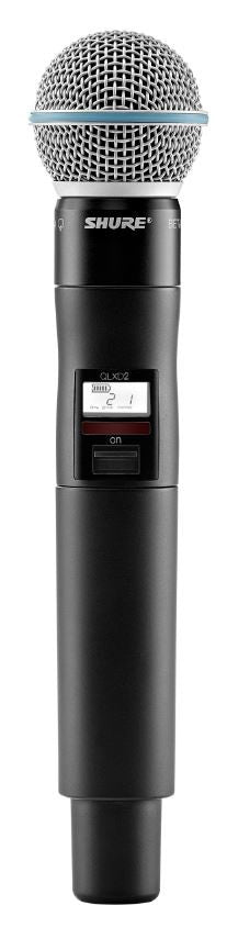 Shure QLXD2/B58=-G50 Handheld Transmitter with Beta 58A Microphone