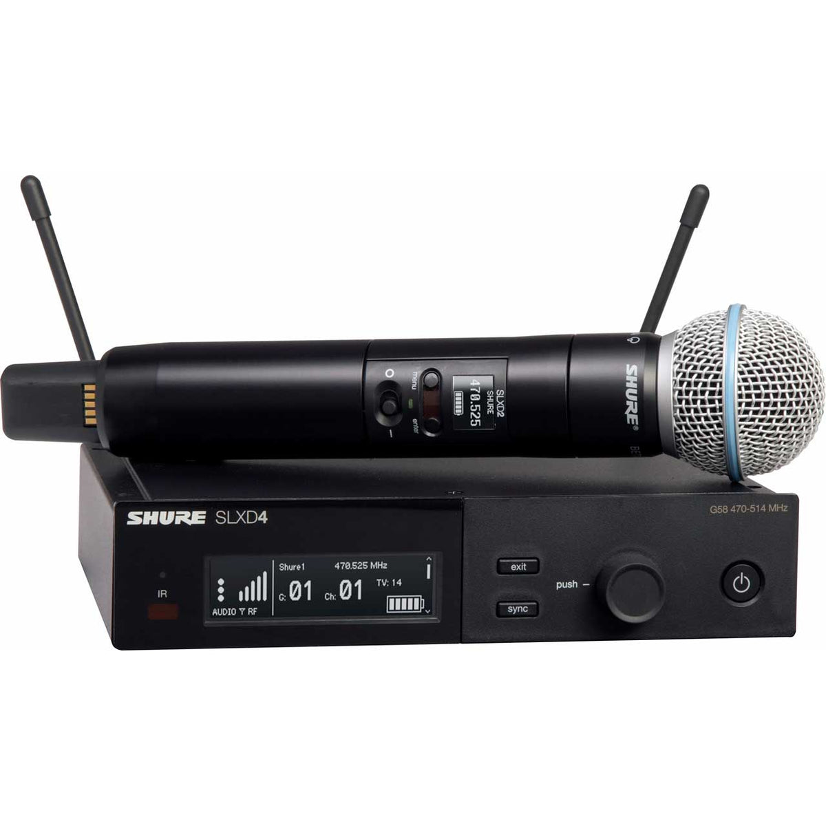 Shure SLXD24/B58-H55 Wireless Vocal System with BETA 58