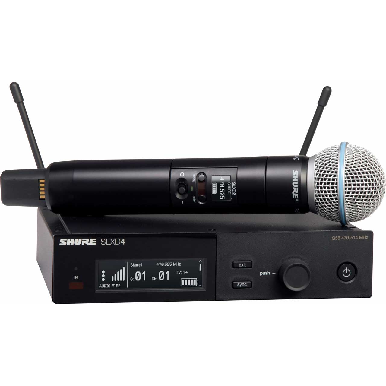 Shure SLXD24/B58-J52 Wireless Vocal System with BETA 58