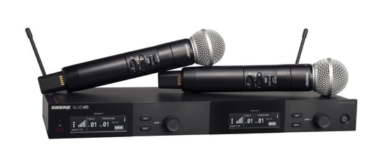 Shure SLXD24D/SM58-G58 Dual Wireless Vocal System with SM58