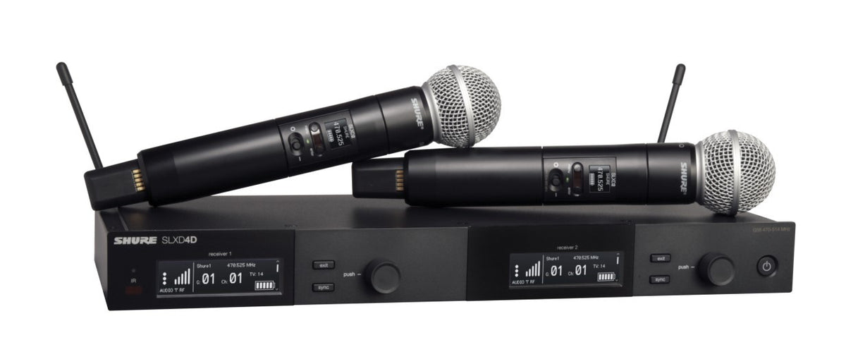 Shure SLXD24D/SM58-J52 Dual Wireless Vocal System with SM58