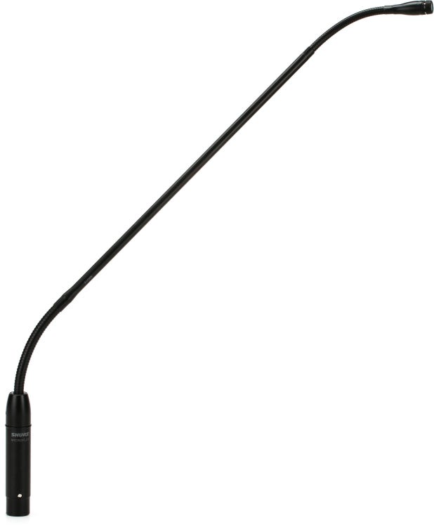Shure MX418/C Cardioid-18" Gooseneck Condenser Microphone, Attached Preamp with XLR, Shock Mount, Flange Mount, Snap-Fit Foam W