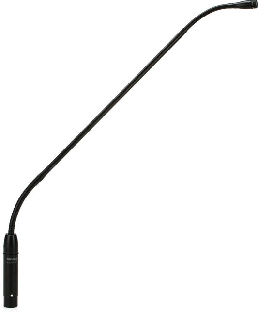 Shure MX418/C Cardioid-18" Gooseneck Condenser Microphone, Attached Preamp with XLR, Shock Mount, Flange Mount, Snap-Fit Foam W