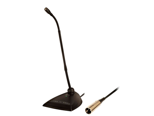 Shure MX418D/S Supercardioid-18" Desktop Gooseneck Condenser Microphone, Attached 10