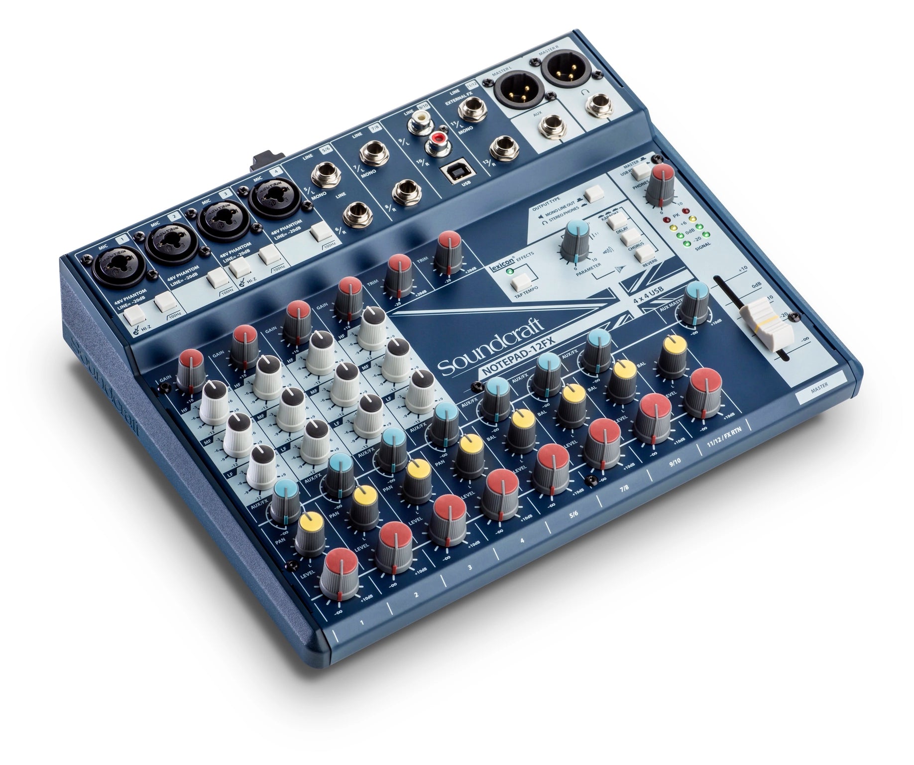 SoundCraft Notepad-12FX Small-format Analog Mixing Console with USB I/O and Lexicon Effects - 305broadcast
